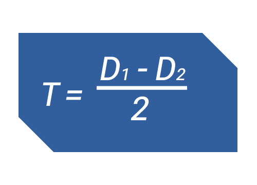 формула глубины резания